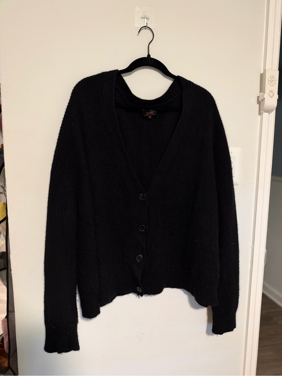 Quince Sweaters - Mongolian Cashmere Fisherman Boxy Cropped Cardigan Sweater